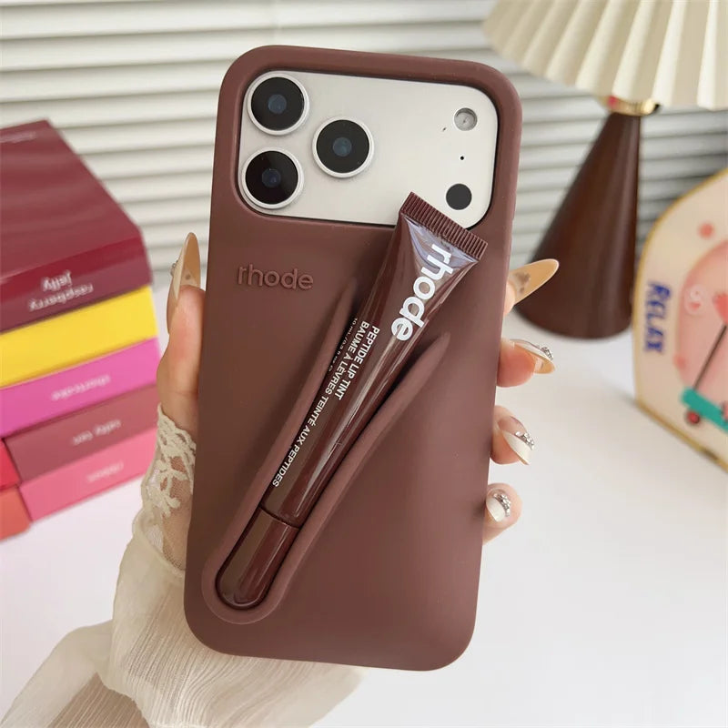 Rhode™ Gloss Case – With Integrated Lip Gloss Holder 